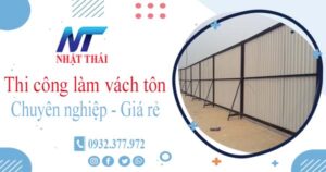 Báo giá thi công làm vách tôn tại Bình Thạnh【Ưu đãi 10%】