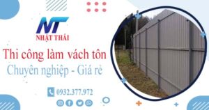 Báo giá thi công làm vách tôn tại Long Khánh【Ưu đãi 10%】