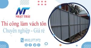 Báo giá thi công làm vách tôn tại Quận 3【Ưu đãi giảm 10%】