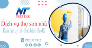 Dịch vụ thợ sơn nhà tại Thủ Dầu Một uy tín【Bảo hành 5 năm】