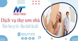Dịch vụ thợ sơn nhà tại Tp Thuận An uy tín【Bảo hành 5 năm】