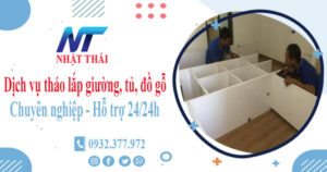 Dịch vụ tháo lắp giường, tủ, đồ gỗ tại Bình Dương【Hỗ trợ 24/24h】