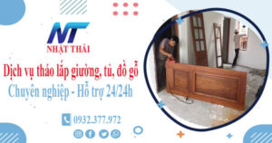 Dịch vụ tháo lắp giường, tủ, đồ gỗ tại Bình Tân【Hỗ trợ 24/24h】