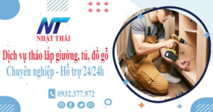 Dịch vụ tháo lắp giường, tủ, đồ gỗ tại Bình Thạnh【Hỗ trợ 24/24h】