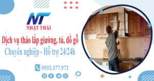 Dịch vụ tháo lắp giường, tủ, đồ gỗ tại Gò Vấp【Hỗ trợ 24/24h】