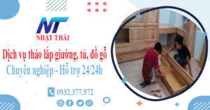 Dịch vụ tháo lắp giường, tủ, đồ gỗ tại Hóc Môn【Hỗ trợ 24/24h】