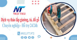 Dịch vụ tháo lắp giường, tủ, đồ gỗ tại Long An【Hỗ trợ 24/24h】