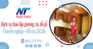 Dịch vụ tháo lắp giường, tủ, đồ gỗ tại Long Khánh【Hỗ trợ 24/24h】