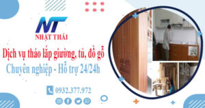Dịch vụ tháo lắp giường, tủ, đồ gỗ tại Long Thành【Hỗ trợ 24/24h】