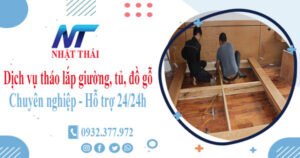 Dịch vụ tháo lắp giường, tủ, đồ gỗ tại Quận 11【Hỗ trợ 24/24h】
