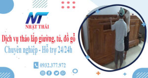 Dịch vụ tháo lắp giường, tủ, đồ gỗ tại Quận 12【Hỗ trợ 24/24h】