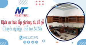 Dịch vụ tháo lắp giường, tủ, đồ gỗ tại Quận 3【Hỗ trợ 24/24h】