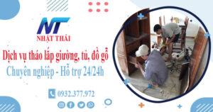Dịch vụ tháo lắp giường, tủ, đồ gỗ tại Quận 8【Hỗ trợ 24/24h】