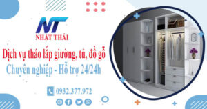 Dịch vụ tháo lắp giường, tủ, đồ gỗ tại Thủ Đức【Hỗ trợ 24/24h】