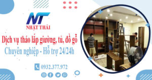 Dịch vụ tháo lắp giường, tủ, đồ gỗ tại TpHCM【Hỗ trợ 24/24h】