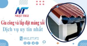 Địa chỉ gia công và lắp đặt máng xối tại Hóc Môn【Ở gần đây】