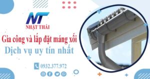 Địa chỉ gia công và lắp đặt máng xối tại Quận 6 -【Ở gần đây】