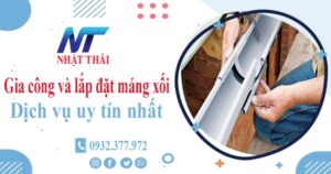 Địa chỉ gia công và lắp đặt máng xối tại Quận 9 -【Ở gần đây】